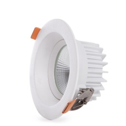 Foco Downlight Circular LED 7W 700Lm 6000ºK Anti-Deslumbrante UGR19 40.000H [HO-DL-AD-COB-7W-CW]