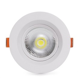 Foco Downlight Circular LED 7W 700Lm 6000ºK Anti-Deslumbrante UGR19 40.000H [HO-DL-AD-COB-7W-CW]