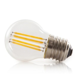 Bombilla LED E27 4W  288Lm 2000ºK Filamento G45 40.000H [WO-LF-G45-E27-4W-WW]