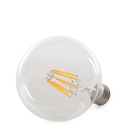 Bombilla LED E27 8W  576Lm 2000ºK Filamento G95 40.000H [WO-LF-G95-E27-8W-WW]