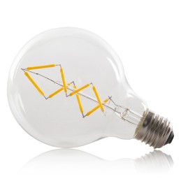 Bombilla LED E27 8W  576Lm 2000ºK Filamento G95 40.000H [WO-LF-G95FI-E27-8W-WW]