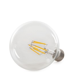Bombilla LED E27 6W  432Lm 2000ºK Filamento G95 40.000H [WO-LF-G95-E27-6W-WW]