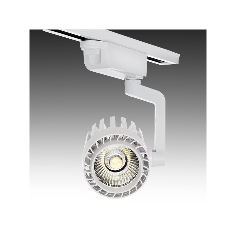 Foco de Carril LED 30W 2.600Lm 6000ºK \"Faith\" Monofásico 40.000H [IDI-FC-D-30-CW]