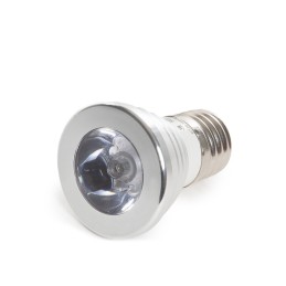 Bombilla LED E27 3W RGB Mando a Distancia 40.000H [PL187220-E27]