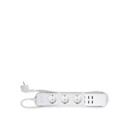 Enchufe Multiple Wifi 3 X Schuko 4 X Usb Compatible Amazon Alexa/Google Home