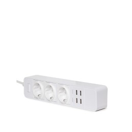Enchufe Multiple Wifi 3 X Schuko 4 X Usb Compatible Amazon Alexa/Google Home