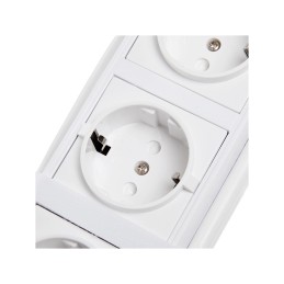 Enchufe Multiple Wifi 3 X Schuko 4 X Usb Compatible Amazon Alexa/Google Home