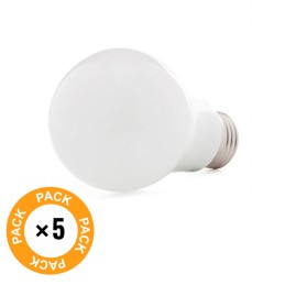 Pack 5 Bombillas LED E27 9W 810Lm 6000ºK 40.000H [HO-ED-B3-E27-9W-CW-PK5-AP]
