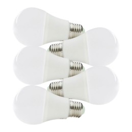 Pack 5 Bombillas LED E27 9W 810Lm 6000ºK 40.000H [HO-ED-B3-E27-9W-CW-PK5-AP]