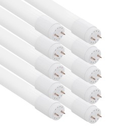 Pack 10 Tubos LED T8 18W 1800Lm 6000ºK Vidrio 120Cm 40.000H [TC-T8-18WC-CW-PK10-AP]