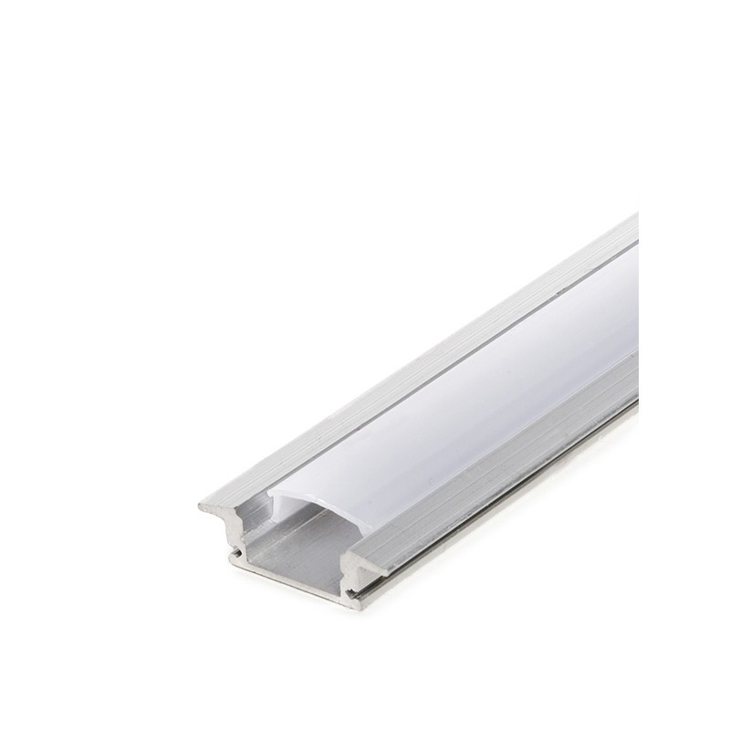 Perfíl Aluminio para Tira LED - Difusor Opal RL-A1708 x 2M