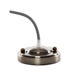 Pendel E27 Cable 1000 X 0,75Mm Tela - Rosetón [SC-MPL008]