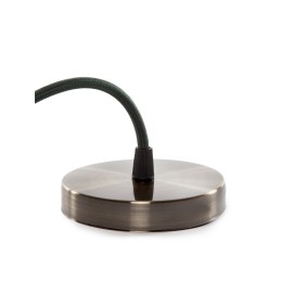 Pendel E27 Cable 1000 X 0,75Mm Tela - Rosetón [SC-MPL017]