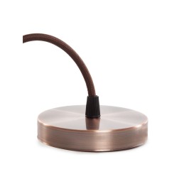 Pendel E27 Cable 1000 X 0,75Mm Tela - Rosetón [SC-MPL020]