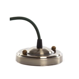 Pendel E27 Cable 1000 X 0,75Mm Tela - Rosetón [SC-MPL021]