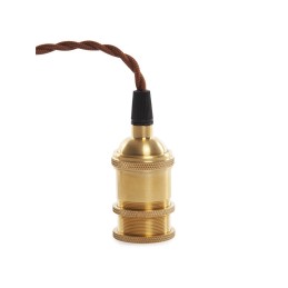 Pendel E27 Cable 1000 X 0,75Mm Tela - Rosetón SC-GL05 [SC-GL05]