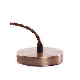 Pendel E27 Cable 1000 X 0,75Mm Tela - Rosetón SC-GL05 [SC-GL05]