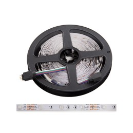 Kit Tira 36W 1.500Lm 150 LEDs RGB Blister Transformador, Controlador, Mando a Distancia IP25 40.000H [GR-BLISRGB36W]