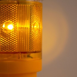Baliza Solar LED Señalización - Amarillo