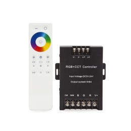 Controlador 2.4G Táctil RGB+Cct 5 Canales Mando a Distancia