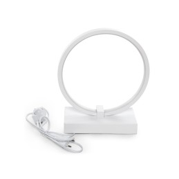 Lámpara de Mesa 15W  935Lm 4200ºK LED Circle Dimable 40.000H [HO-LM-CIRCLE-20W-W]
