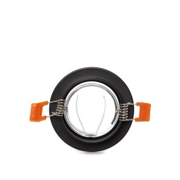 Aro Foco Downlight  Circular GU10 Ø84Mm - Negro