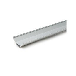 Perfíl Aluminio para Tira LED Difusor Transparente  x 2M