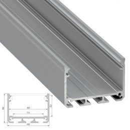 Perfil Aluminio Tipo iLEDO 2,02M