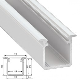 Perfíl Aluminio Tipo G 2,02M