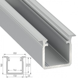 Perfíl Aluminio Tipo G 2,02M