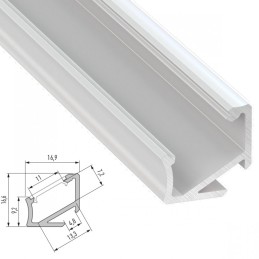 Perfíl Aluminio Tipo H 2,02M