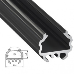 Perfíl Aluminio Tipo MICO 2,02M