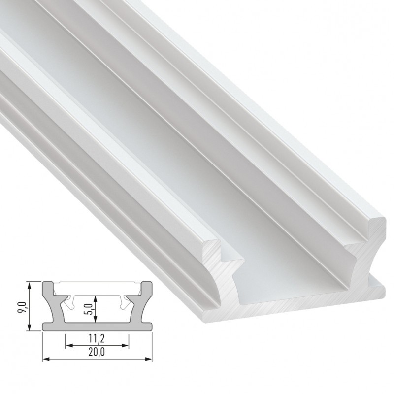 Perfíl Aluminio Tipo TERRA 2,02M