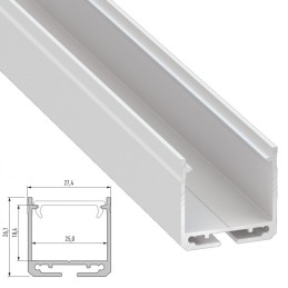 Perfíl Aluminio Tipo DILEDA 2,02M