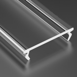 Difusor Doble PMMA Perfiles  SILEDA, inSILEDA, DILEDA, inDILEDA,UNICO, DOPIO, TALIA, inTALIA 2,02M