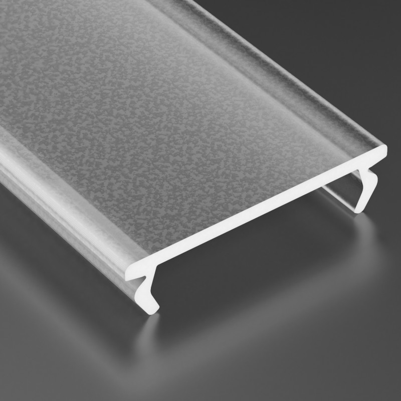 Difusor Doble PMMA Frosted Perfiles  SILEDA, inSILEDA, DILEDA, inDILEDA,UNICO, DOPIO, TALIA, inTALIA 2,02M