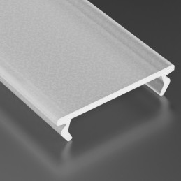 Difusor Doble PMMA Frosted Perfiles  SILEDA, inSILEDA, DILEDA, inDILEDA,UNICO, DOPIO, TALIA, inTALIA 2,02M