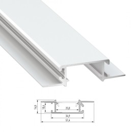 Perfíl Aluminio  ZATI 2,02M