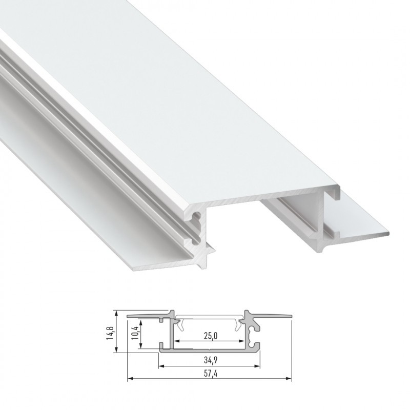 Perfíl Aluminio  ZATI 2,02M