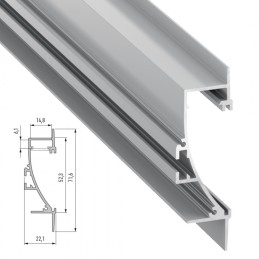 Perfíl Aluminio  TIANO 2,02M