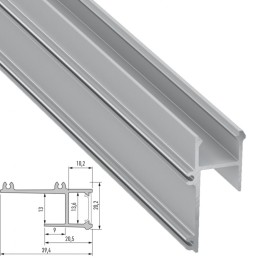 Perfíl Aluminio  APA12 2,02M