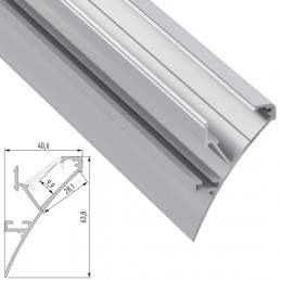 Perfíl Aluminio  LOGI 2,02M