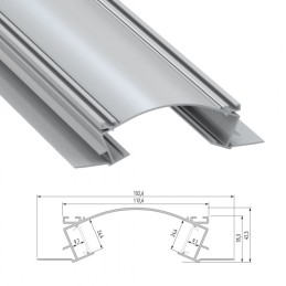 Perfíl Aluminio  VEDA 2,02M