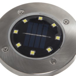 Luz LED Jardin 6000ºK \"Solar\" IP65 Sensor Luz 40.000H [PL-626030-CW]