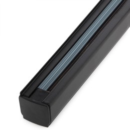 Carril Trifásico Focos de LED Negro 2M