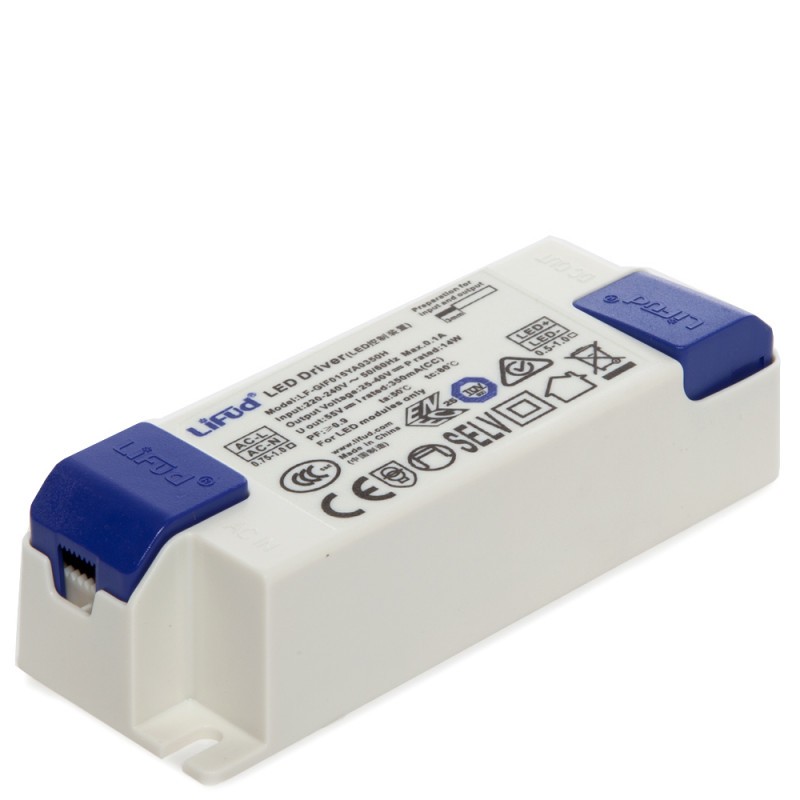 Driver  LIFUD 14W Entrada:220-240VAC Salida:25-40VDC Flicker Free