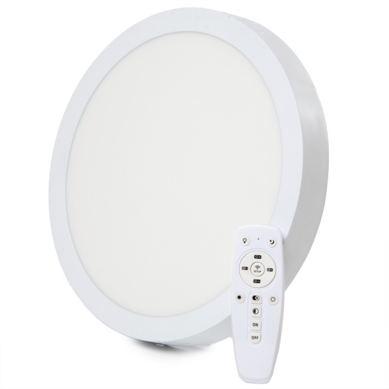 Plafón LED 24W 2.400Lm Mando a Distancia (Intensidad-CCT) 40.000H [HO-PF-24W-RC]