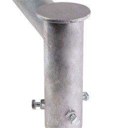 Cruceta 1 Brazo 0,5M Acero Galvanizado