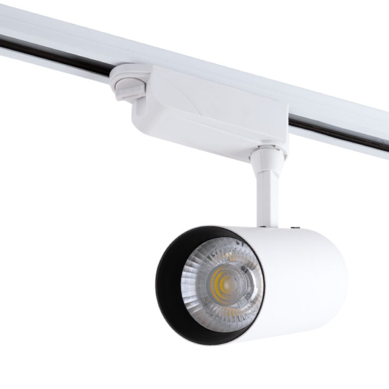 Foco de Carril LED 30W 3.000Lm CRI85 6000ºK \"Roma\" Monofásico 40.000H [LM-LM3064-CW]