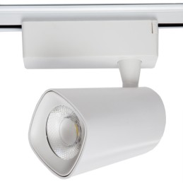 Foco de Carril LED 30W 2.700Lm CRI85 6000ºK \"Marco\" Monofásico 40.000H [WR-TRMAR-30W-CW]